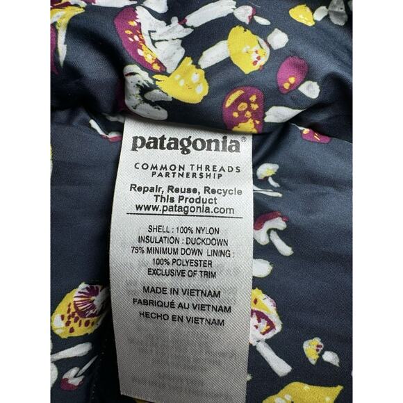 Patagonia Two-Tone Yellow and Navy Vest - Picture 6 of 9
